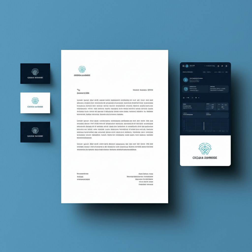 هوية بصرية لمقهى عصري